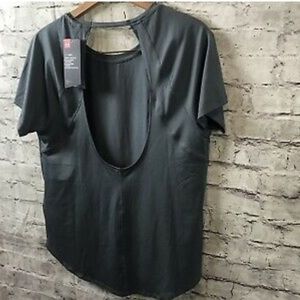 NWT! UA Women’s Heat Gear Deep Scoop Back In Slate